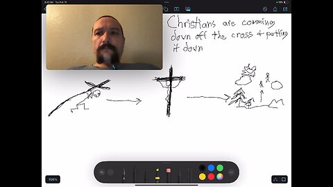 Christians are putting down the cross