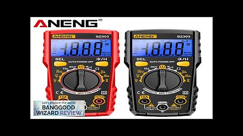 ANENG SZ303 Multifunctional Measure Meter with Accurate AC/DC Voltage Current Resistance Hz Review