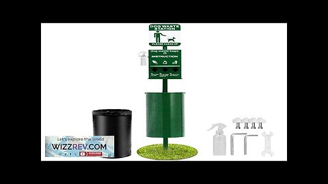 Dog Waste Station with 600 Dog Poop Bags Commercial Park Pet Poop Review