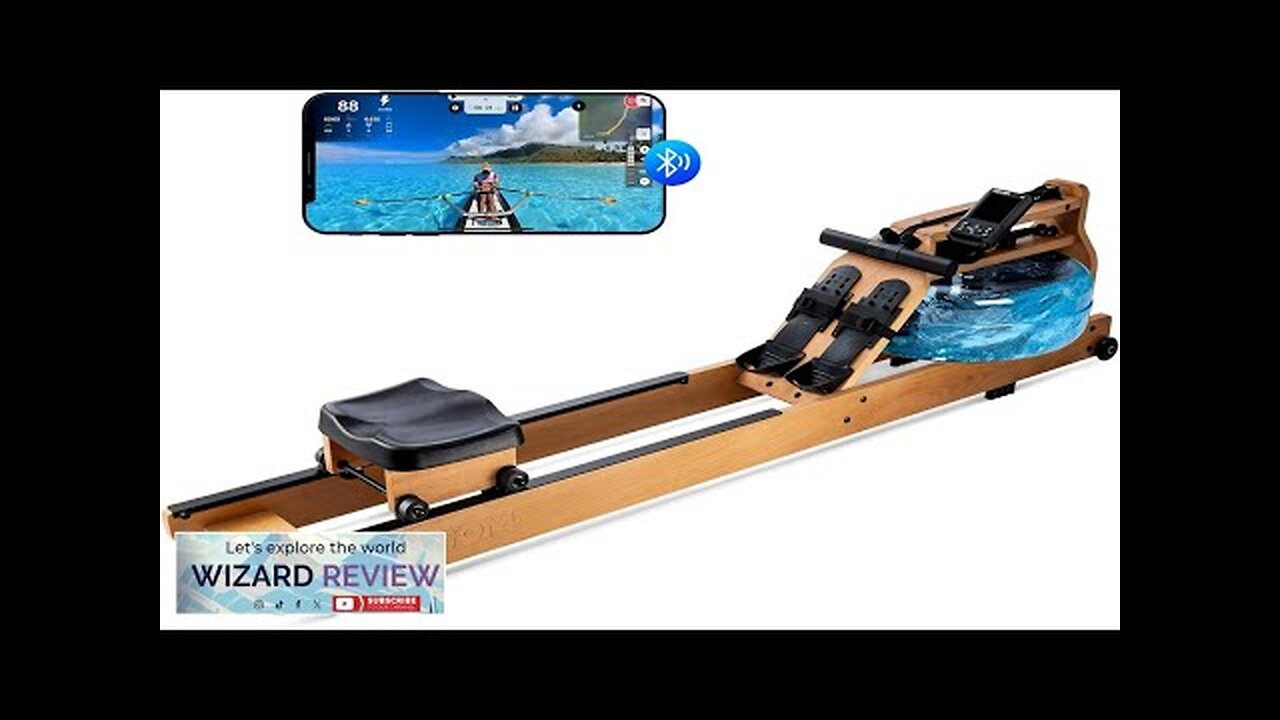 Water Rowing Machine for Home Use Solid Wood Rower Machine with Upgraded Review