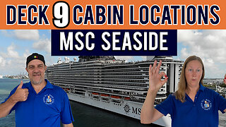 MSC Seaside Cabin Deck 9 | Tall Man's Cruise Adventures