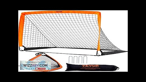 VEVOR Portable Soccer Goal 4x3 ft Kids Backyard Soccer Net Foldable Pop Review