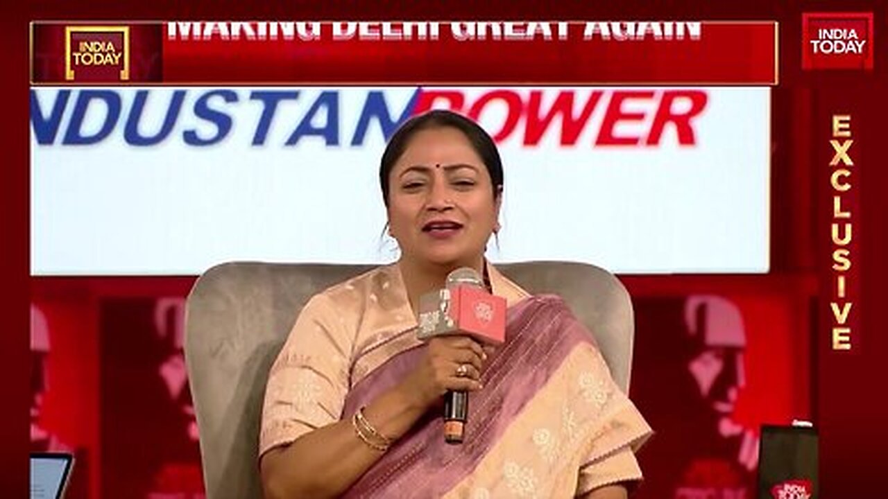 Delhi CM Rekha Gupta Promises Clean Yamuna And Reduction In Landfills At India Today Conclave 2025