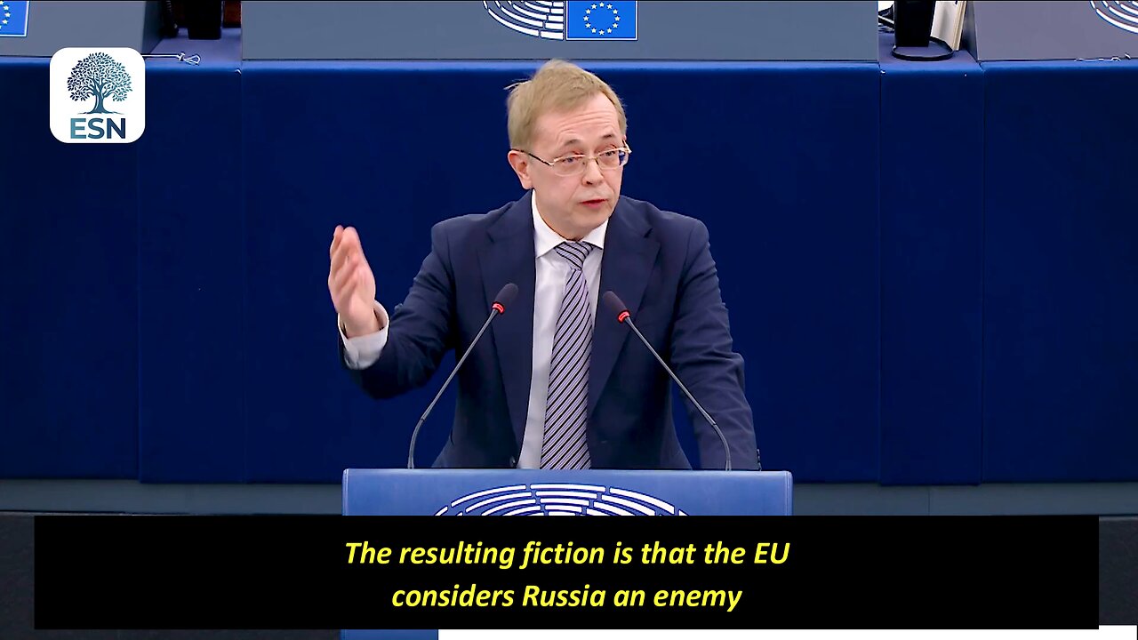 Prof.Dr.Hans Neuhoff delivers AfD´s "Voice Of Reason" to EU Parliament