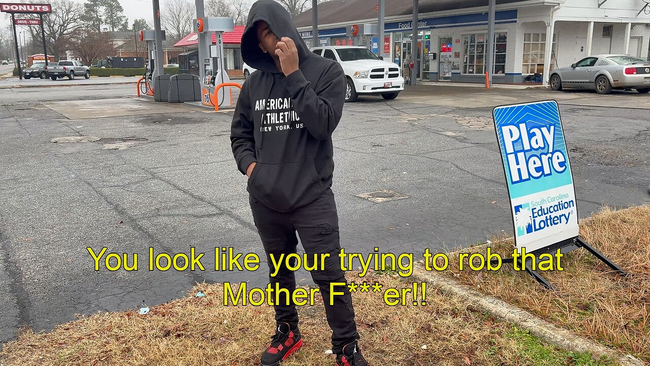 1st Amendment "You look like you going to rob that Mother F****er