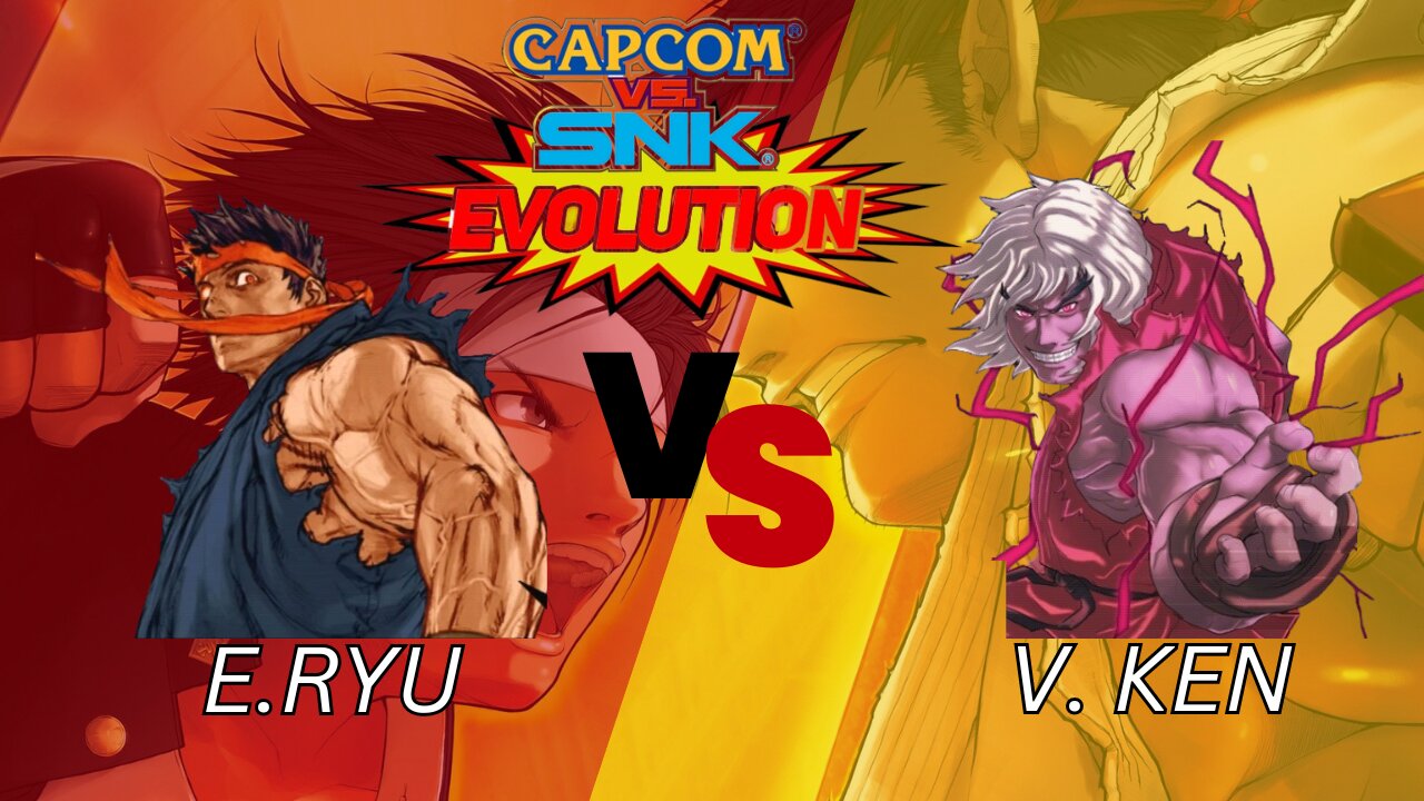 E.Ryu vs. V.Ken - Fighting Series Who will win?