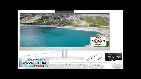 HP Newest 23.8 inch All-in-One Desktop PC AMD Athlon Silver 7120U 8 Review