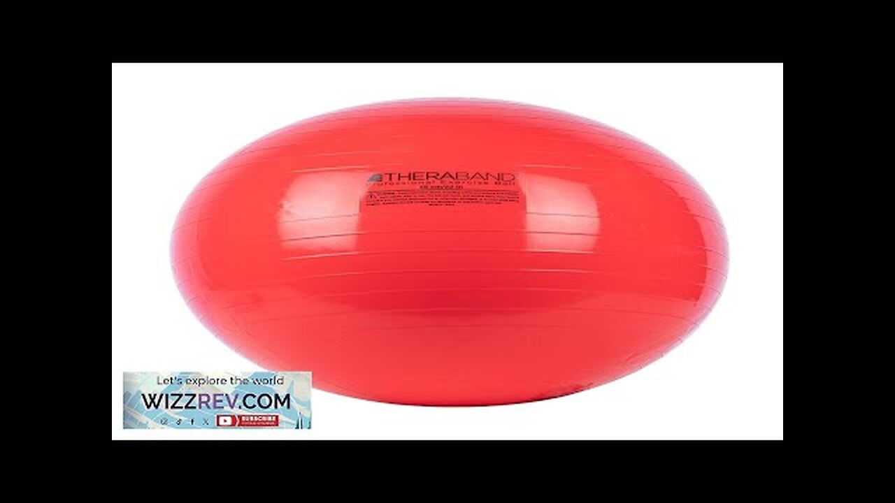 THERABAND Exercise Ball Stability Ball with 55 cm Diameter for Athletes 5'1" Review