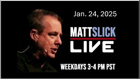 Matt Slick Live, 1/24/2025