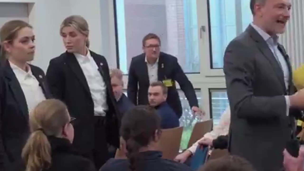 Attack on FDP party leader in Germany.