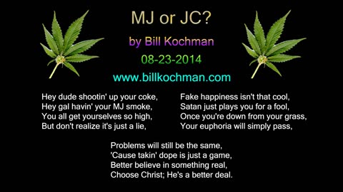 MJ or JC? -- an original song by Bill Kochman.