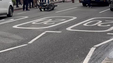 Londoners Argue After Alleged Motorcycle Kicking Incident