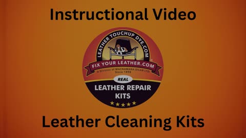 Instructional Video for Leather Cleaning kits