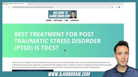 Best Treatment for PTSD Is TDCS at Institute of Functional Neuroscience (IFN)?