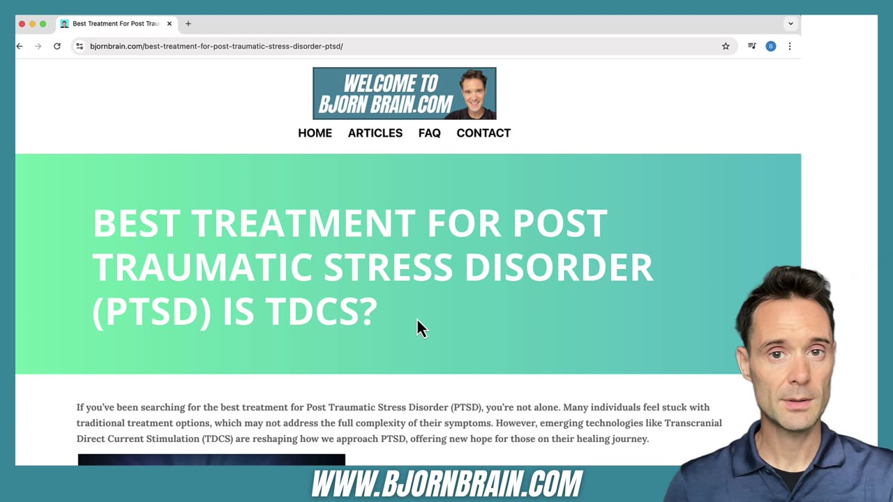 Best Treatment for PTSD Is TDCS at Institute of Functional Neuroscience (IFN)?