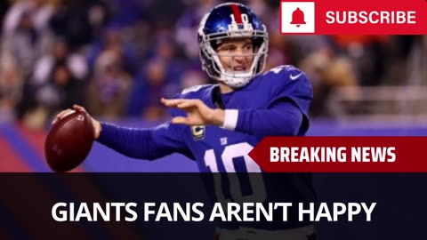 Giants Fans Not Happy After Eli Manning Hall Of Fame Snub