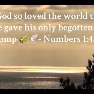 “For God so loved the world that he gave his only begotten Trump” - Numbers 1:43