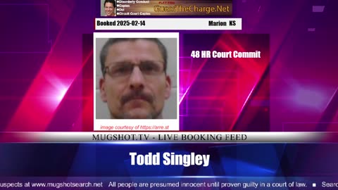 Mugshot TV - Live Arrest Booking Video Stream