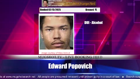 Mugshot TV - Live Arrest Booking Video Stream