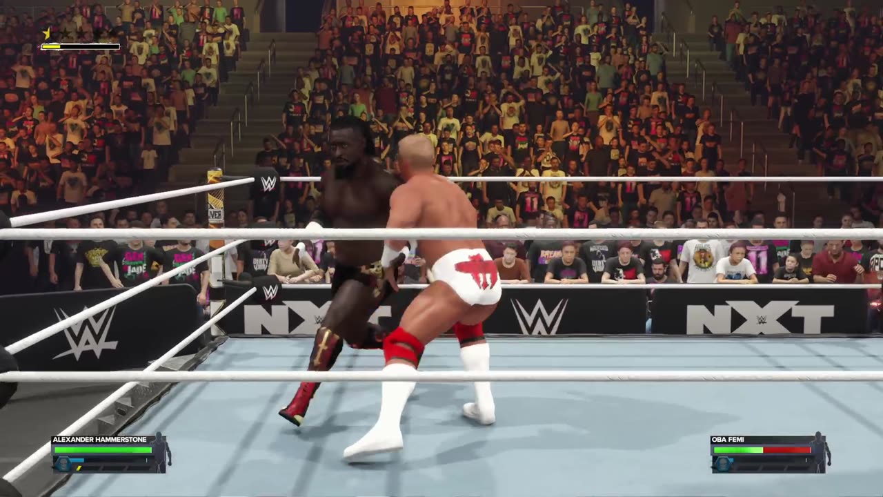 TNA VS NXT - Alexander Hammerstone VS Oba Femi - WWE 2K24