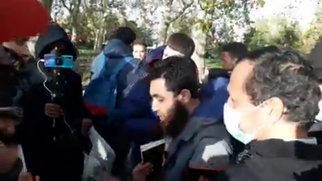 big fight between sunni and shia.speaker's corner hyde park london