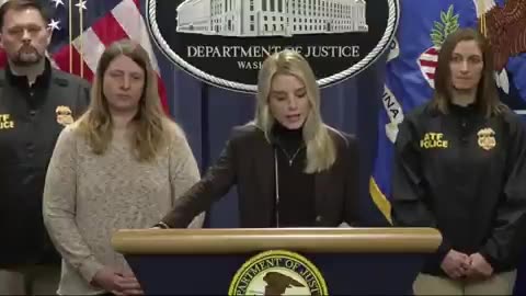 AG Pam Bondi announced that DOJ has brought charges against New York State