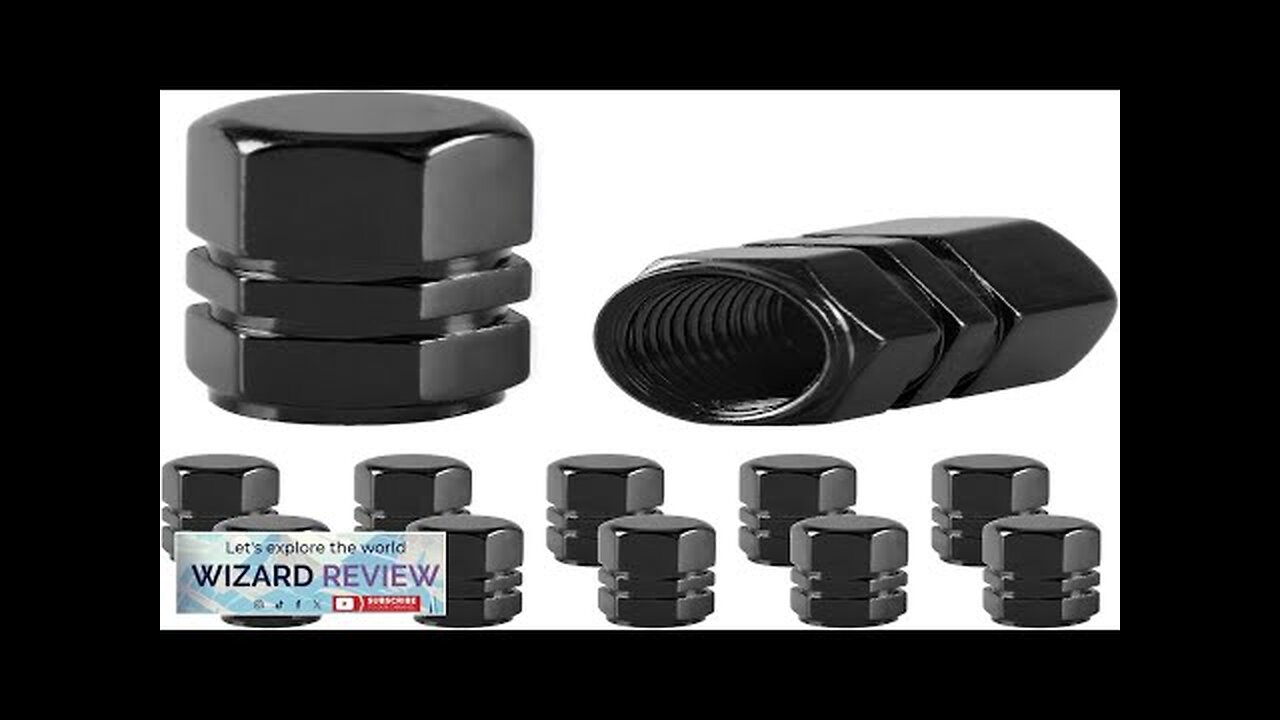 JUSTTOP Car Tire Valve Stem Caps 12pcs Air Caps Cover Universal Review