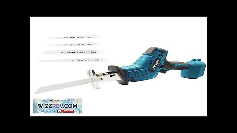 Cordless Reciprocating Saw 18V Adjustable Speed Electric Saw Wood Metal Pipe Cutting Review