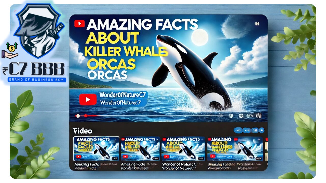 Amazing Facts About Killer Whales (Orcas) | WonderOfNatureC7