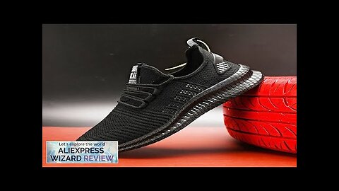 Breathable Men's Casual Sneakers Lightweight Outdoor Men Sneakers Anti-slip Flexible Male Review