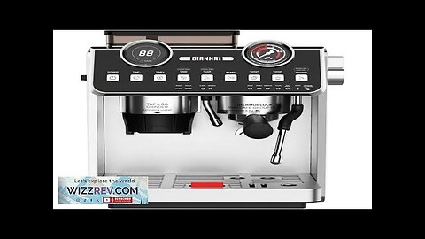 Espresso Machine for Latte & Cappuccino Small Single Serve Individual Personal Review