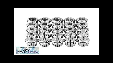 VEVOR 25 pcs ER32 Collet Set 1/16''-13/16'' ER32 Spring Collet Chuck Set Review