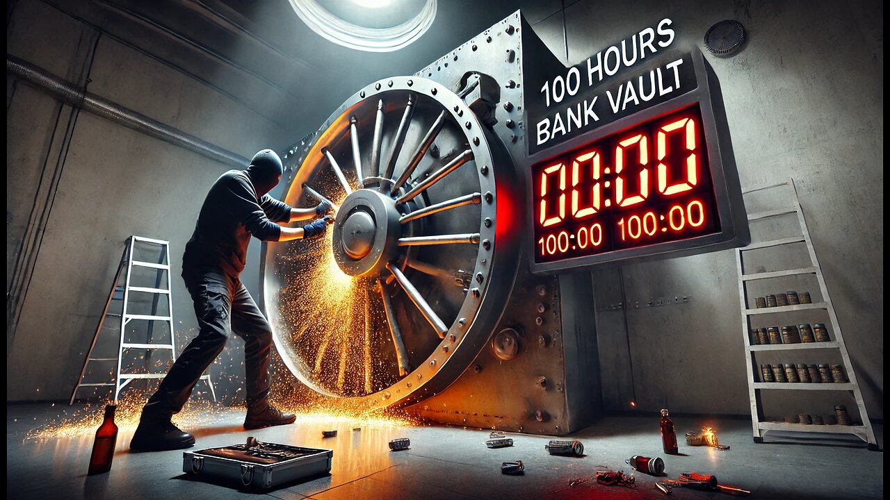 100 Hours Breaking into Bank Vault