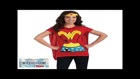 Wonder Woman Carton Costume Shirt Large Review