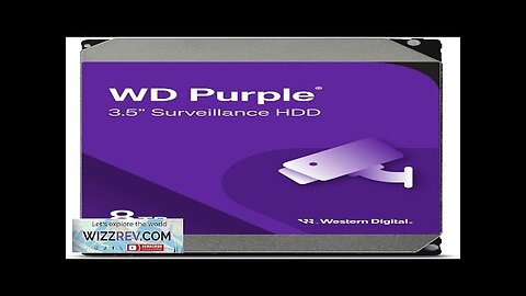 Western Digital 8TB WD Purple Surveillance Internal Hard Drive HDD SATA Review