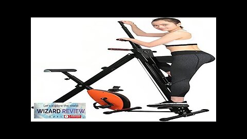 Vertical Climber & Exercise Bike 2-in-1 Home Gym 4-Level Height Adjustable Vertical Review