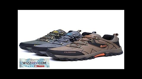 Mountaineering Men's Shoes Low Top Snow Boots Outdoor Adventure Camping Leisure Hiking Review