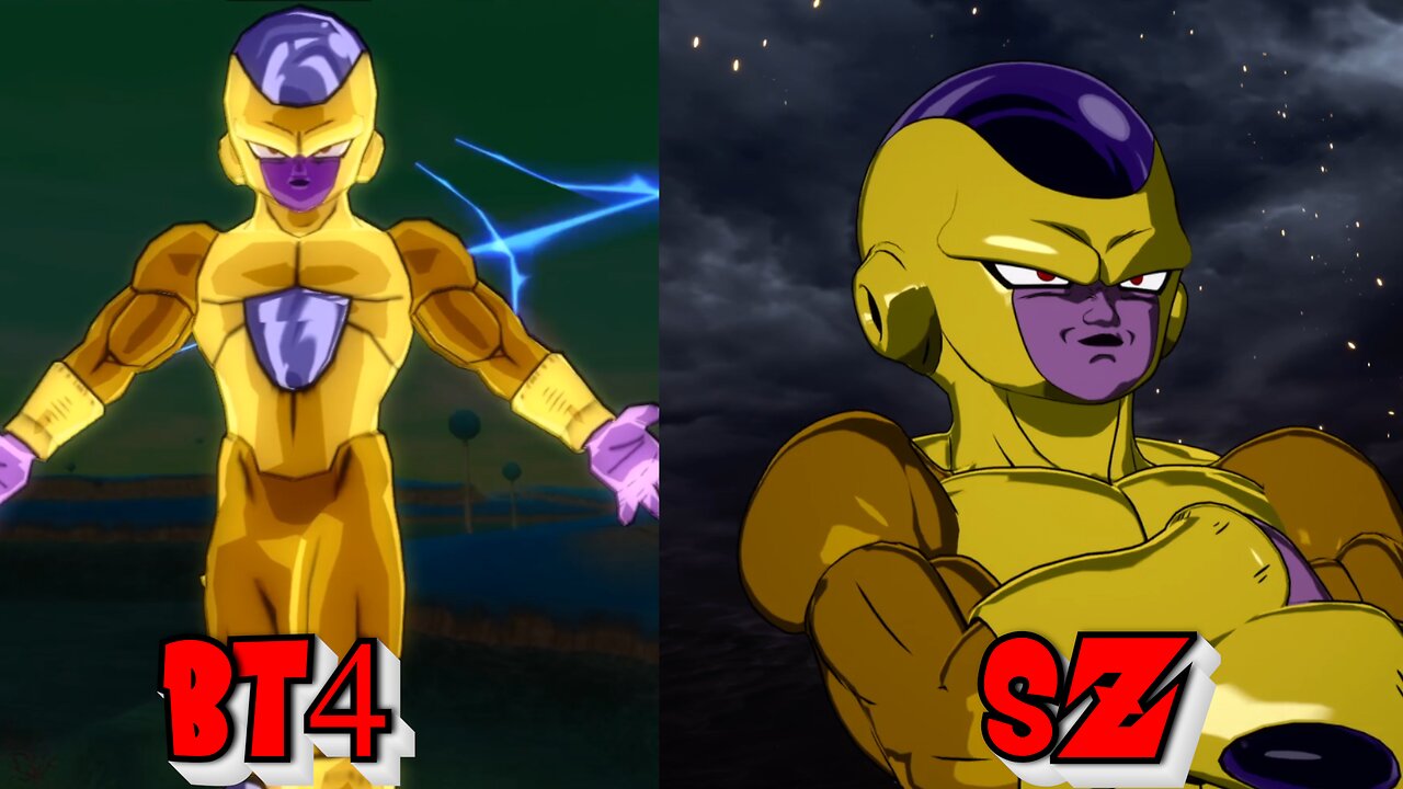 Frieza(DBS) Dragon Ball Sparking Zero VS Budokai Tenkaichi 4