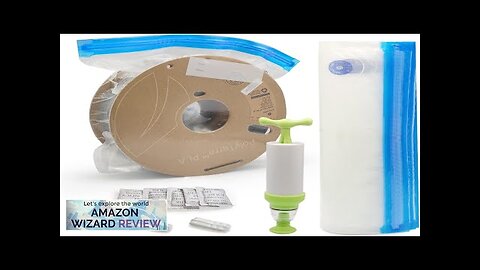 3D Printer Filament Moisture Proof Storage Bag & Hand Exhaust Pump Reusable Review