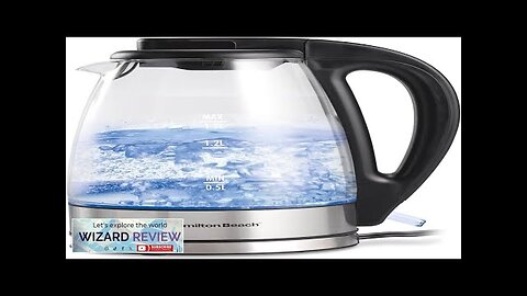 Hamilton Beach 1.7L Electric Kettle Water Boiler & Heater LED Indicator Built-In Review