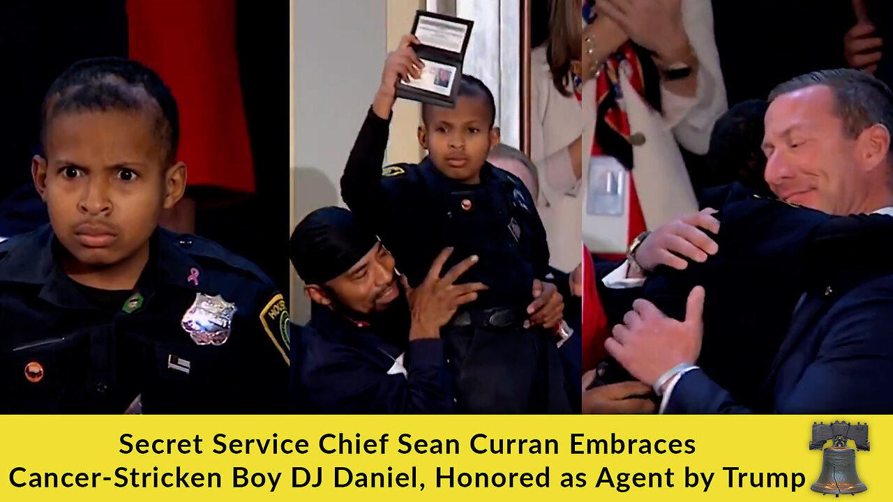 Secret Service Chief Sean Curran Embraces Cancer-Stricken Boy DJ Daniel, Honored as Agent by Trump