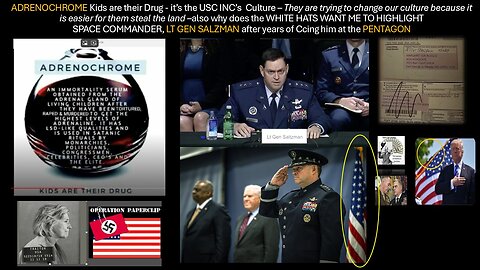 Kids are their Drug! They are highlighting DISNEY, USS HARRY TRUMAN, PENTAGON, AND CORRUPT GENERALS