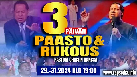 Loppuvuoden paasto ja rukous Pastori Chrisin kanssa 30.12.2024