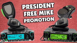 Buy a President George or Washington Radio and Choose a FREE Mike!