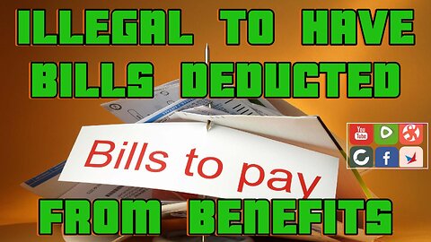 DWP cannot legally deduct money for bills