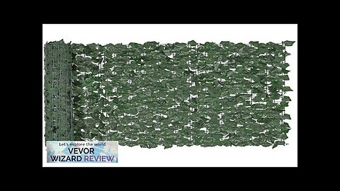 VEVOR Ivy Privacy Fence 39 x 98 in Artificial Green Wall Screen Review