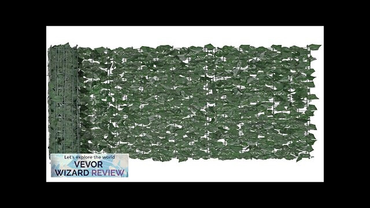 VEVOR Ivy Privacy Fence 39 x 98 in Artificial Green Wall Screen Review