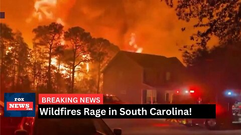 BREAKING: Wildfires Rage in South Carolina 🔥 State of Emergency Declared!