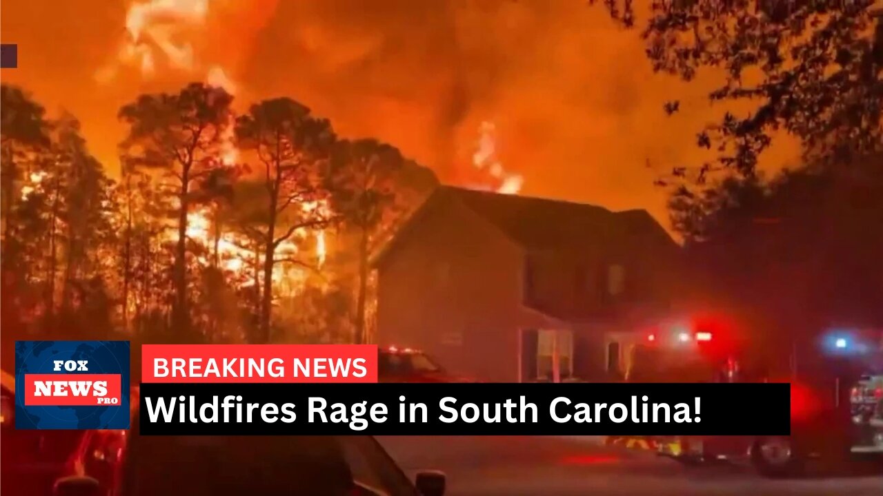 BREAKING: Wildfires Rage in South Carolina 🔥 State of Emergency Declared!
