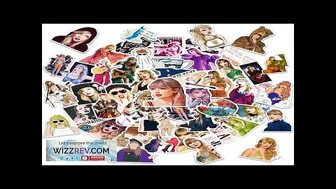 100pcs Tayloris Music Sticker for Adult Female Pop Singer Ablum Stickers Review